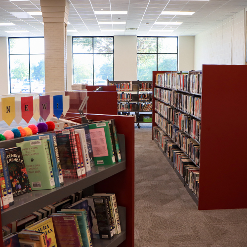 Red Oak Library Book Shelves