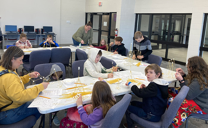 STEAM Spaghetti Towers Activity